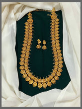 Beautiful Double Layer Lakshmi Haram In Nakshi - NH00233